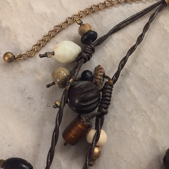 CHICO'S Corded Earth Toned Necklace - Picture 3 of 5